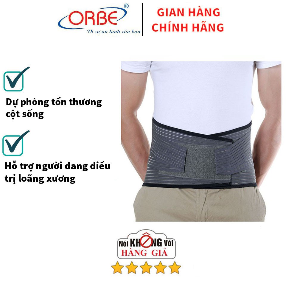 Đai thắt lưng cao cấp OLUMBA ORBE -  Dự phòng tổn thương cột sống thắt lưng