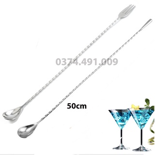 Thìa pha chế inox 50cm - bar spoon 50cm