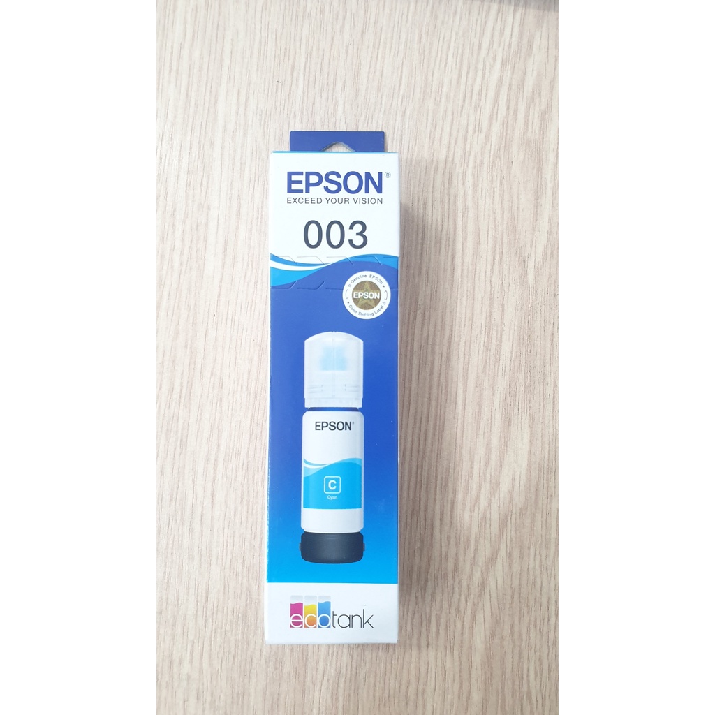 Mực in 003 chính hãng - chai 70ml - Mực in phun epson dùng máy in epson L1110 / L3100 / L3101 / L3110 / L3115 ...