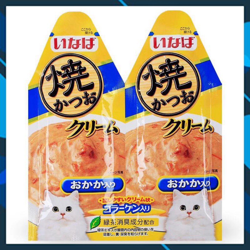 Súp thưởng CIAO INABA KIN NO DASHI Cream 30g cho mèo (1 gói lẻ)