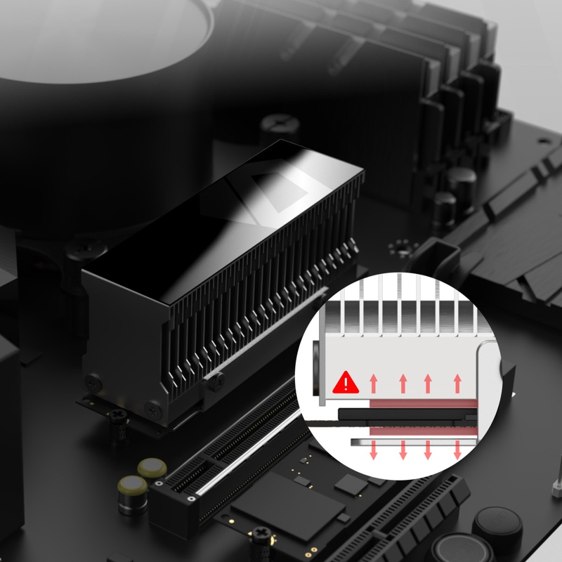 Đế Tản Nhiệt M.2 SSD NVME M2 Bằng Nhôm Cao Cấp