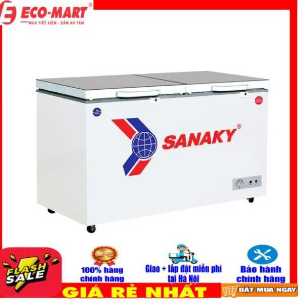 VH-4099W2K Tủ đông Sanaky VH-4099W2K - 2 CỬA,1 NGĂN ĐÔNG 1 NGĂN MÁT,280 LÍT