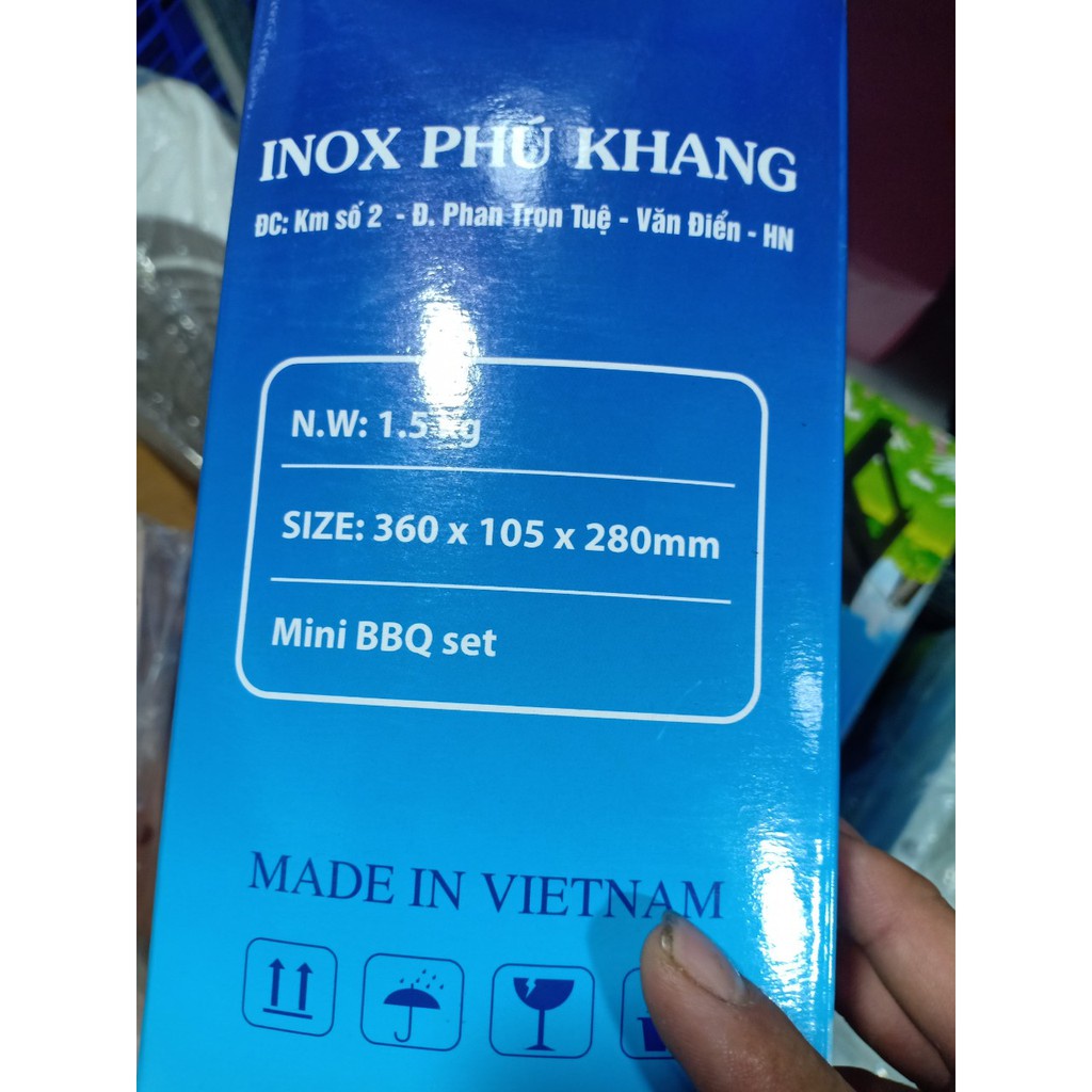 Bếp Nướng Than Hoa Dài Không Khói Chất Liệu chống gỉ, bền đẹp với thời gian