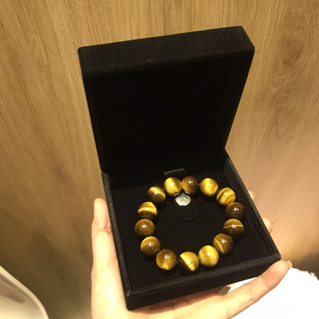 Mọc - Hộp đựng chuỗi bằng nhung khung gỗ size 10x10x4,5cm | BigBuy360 - bigbuy360.vn