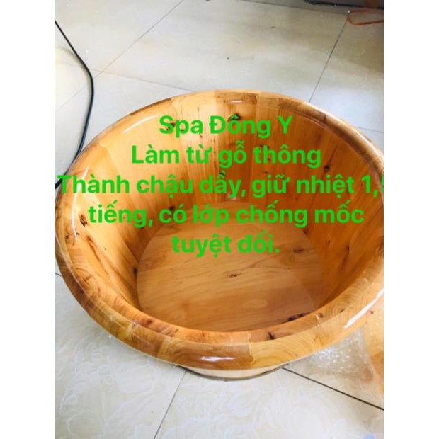 [LOẠI 1 GIỮ NHIỆT>1.5TIẾNG] Chậu ngâm chân gỗ tùng,chậu ngâm chân, massage , ngâm chân | BigBuy360 - bigbuy360.vn