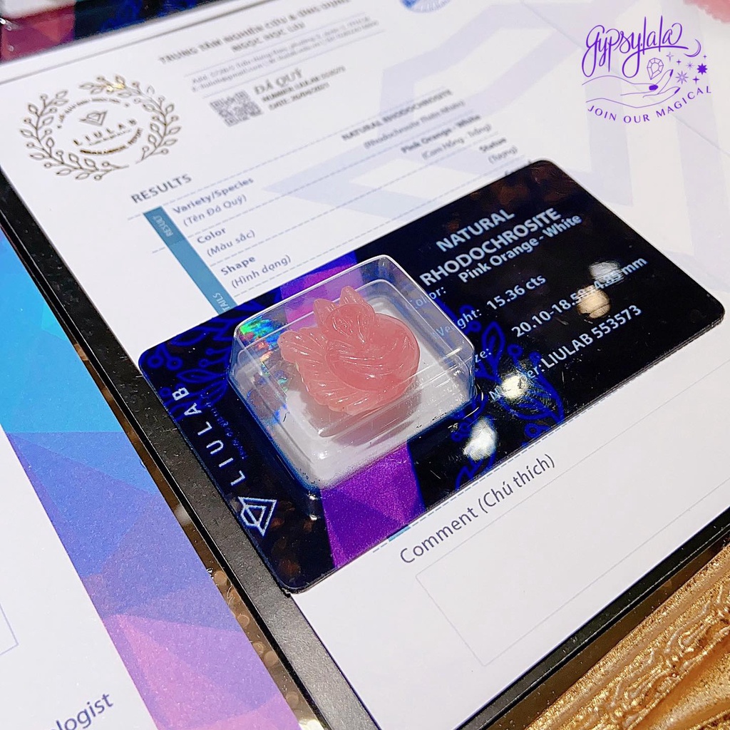 Nhẫn Hồ Ly Đá Đào Hoa Trơn SP003881 Gypsy.lala