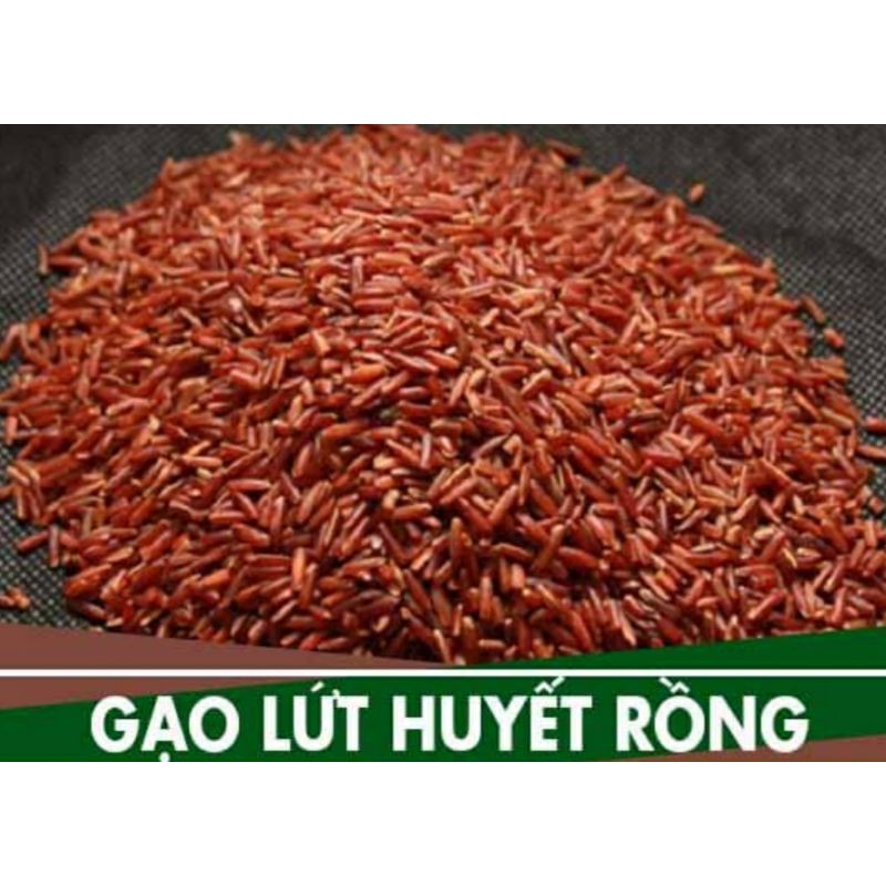 Gạo Lứt Đỏ Huyết Rồng Túi Zip 1kg 2kg 10kg