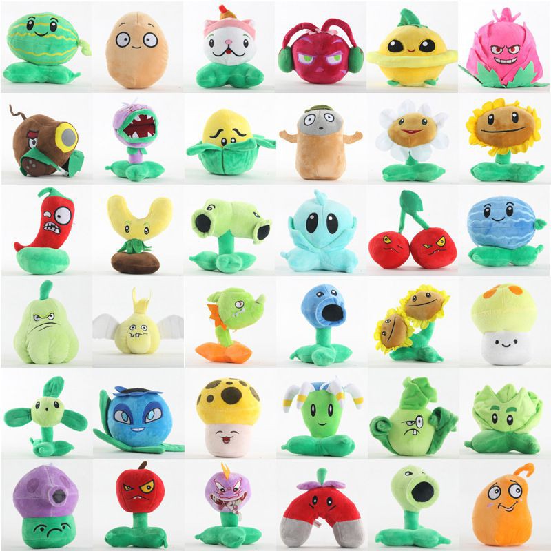 Plant vs. Đồ Chơi Nhồi Bông Hình Zombie 30Cm 10-20Cm