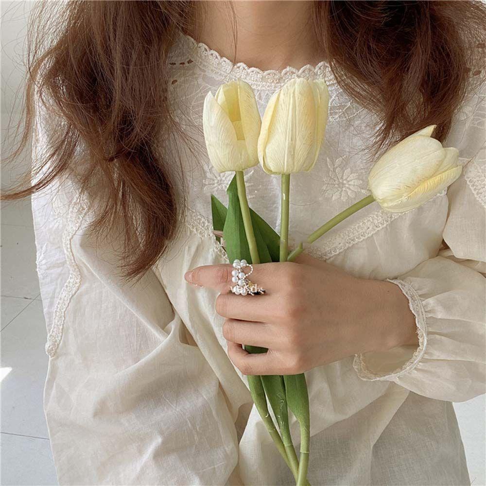 Nhẫn Thời Trang K-pop Dành Cho Nữ|Nhẫn Đính Hạt Cườm Xinh Xắn Thời Trang