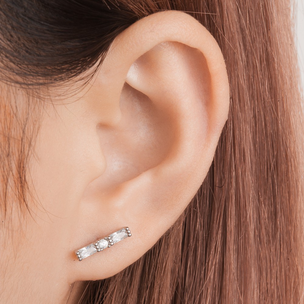 Mustang Earring-Silver
