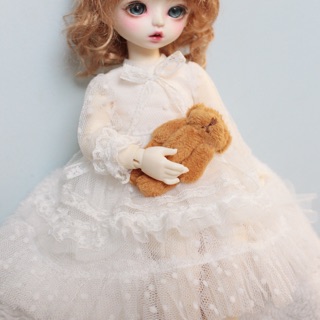 Đầm ren lưới bjd 1/6