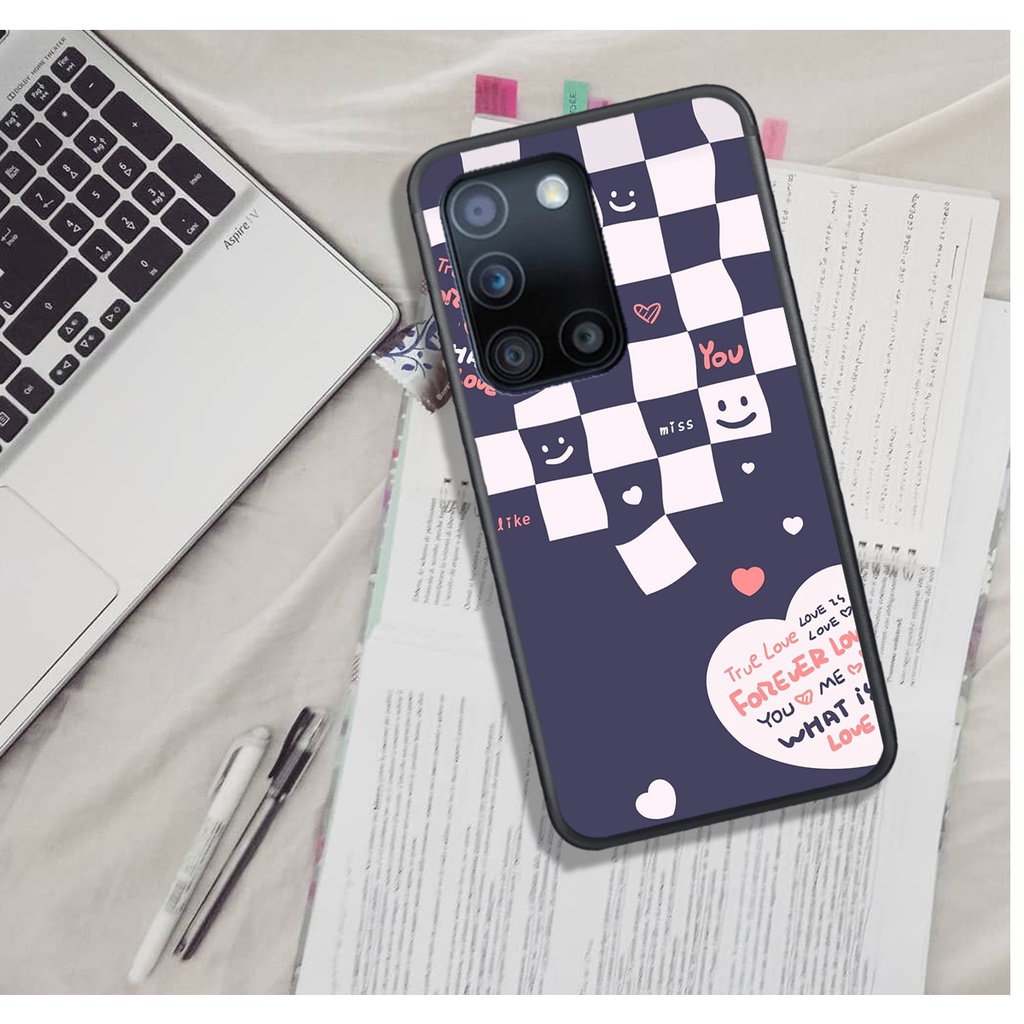 Ốp Lưng Samsung A13 - A23 - A53 - A73, In Hình &quot;Black Heart&quot; Phong Cách Đẹp.