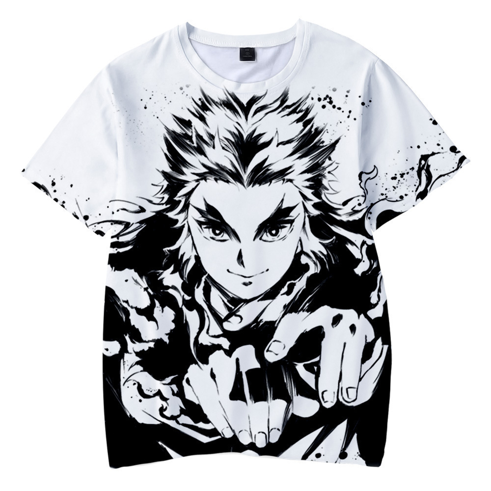 Áo thun tay ngắn in hình Demon Slayer thời trang cho nữ | BigBuy360 - bigbuy360.vn