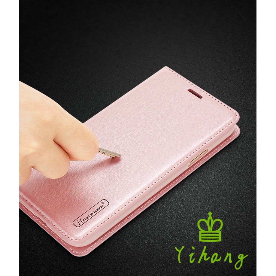 Bao da điện thoại nắp gập kiêm ví tiền nhiều màu sành điệu cho Samsung S8 S9 Plus Note 9 8