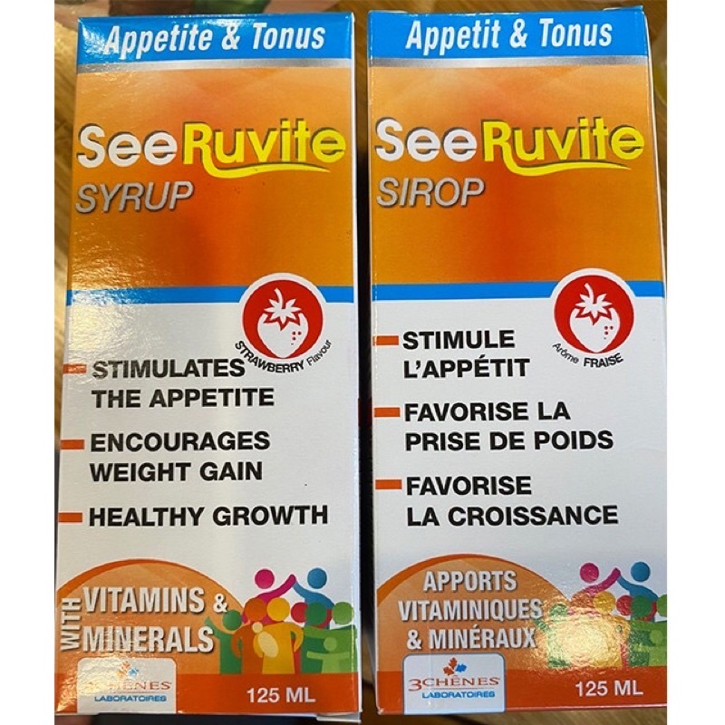 Siro SeeRuvite  bổ sung vitamin, khoáng chất, kích thích ăn ngon, tăng sức đề kháng cho trẻ - CN14