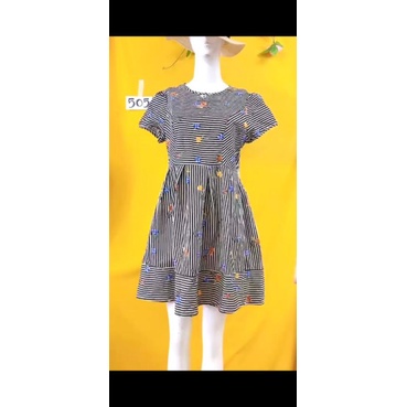 đầm xòe sọc size M/L. S505