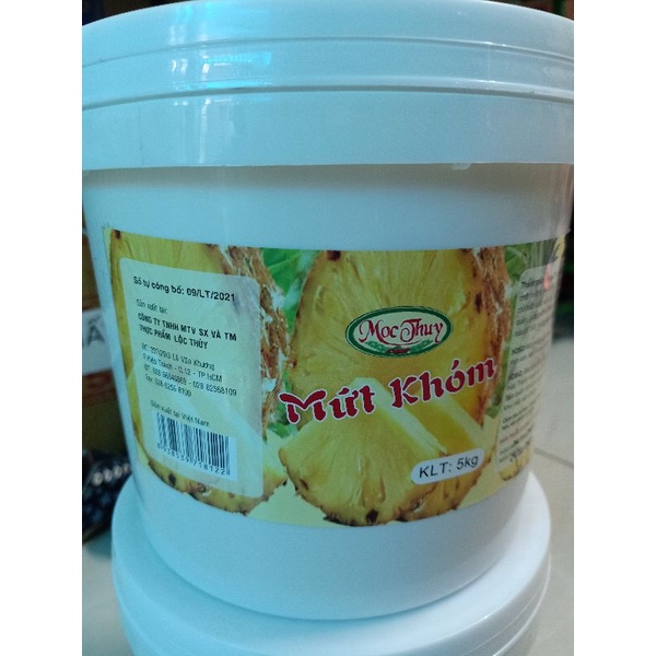 Mứt Khóm có xác _ 5kg 1 thùng