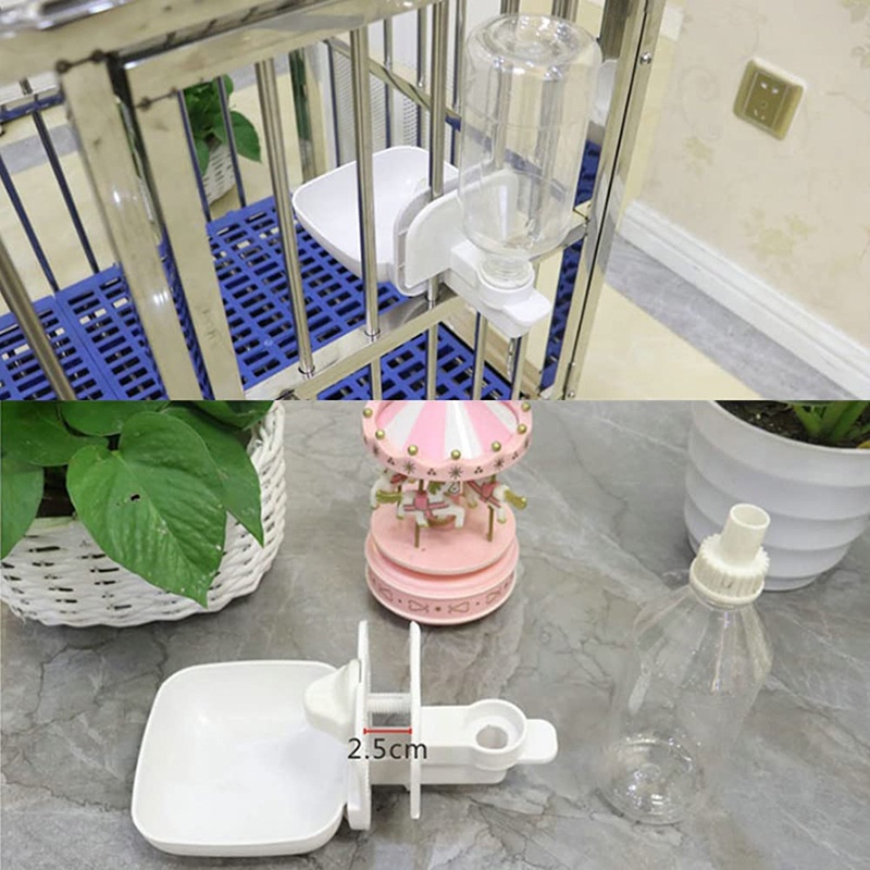 Bình Đựng Nước Uống Dung Tích 450ml Treo Chuồng Chim Cảnh Đa Năng