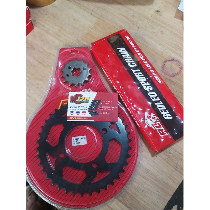 Nhông sên dĩa REDLEO các xe