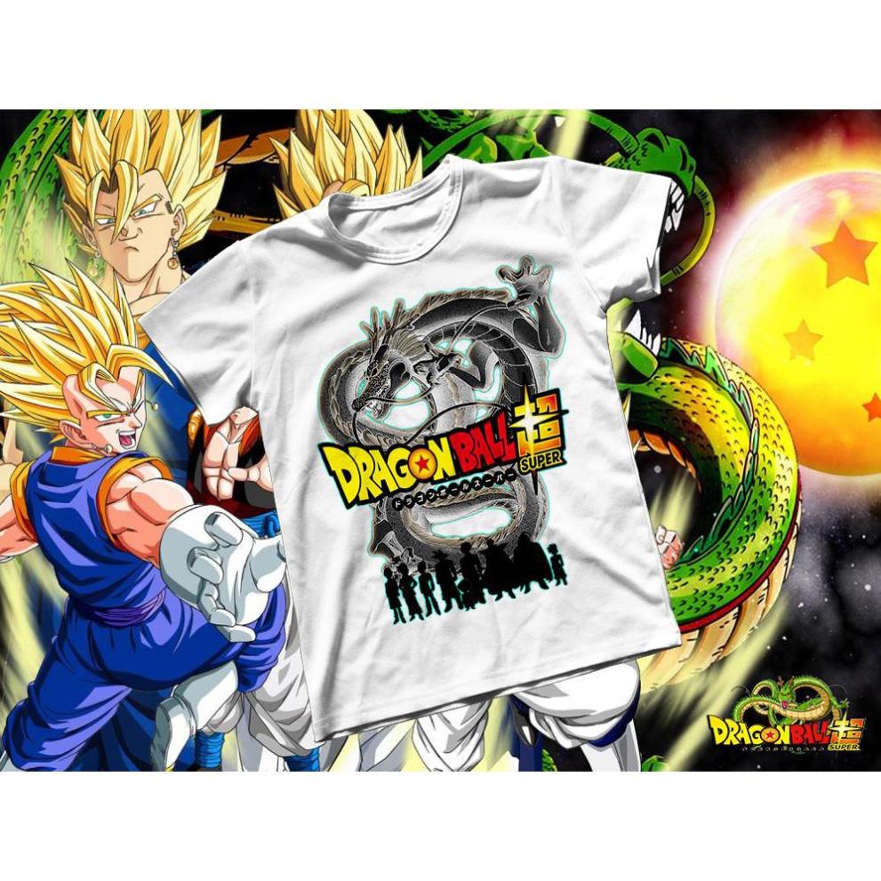Áo thun Cotton Unisex - Anime - Dragon Ball - Dragon ball Super Logo