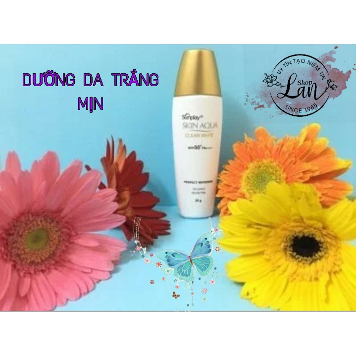 Sữa Chống Nắng SUNPLAY SKIN AQUA Clear White Dưỡng Da Trắng Mịn Tối Ưu SPF50+ PA++++ - 55g