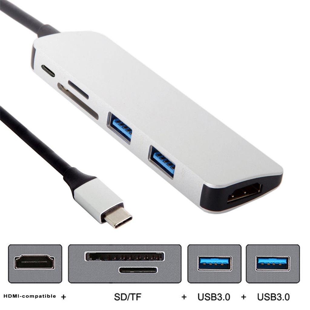 Đầu Đọc Thẻ Nhớ Usb 3.0 6 Trong 1 Tiện Dụng