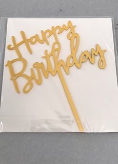 Cắm chữ mica HPBD (giao ngẫu nhiên)