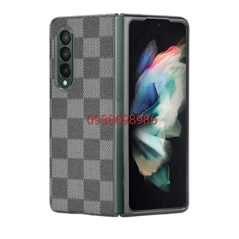 Ốp lưng Samsung galaxy Z Fold 4 / Z Fold 3 họa tiết caro siêu đẹp