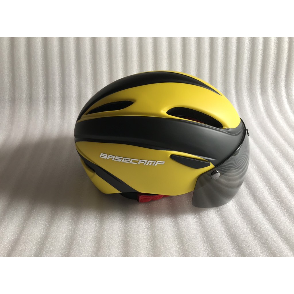 NÓN XE ĐẠP BASECAMP NHẬP KHẨU CÓ KÍNH SIÊU NHẸ