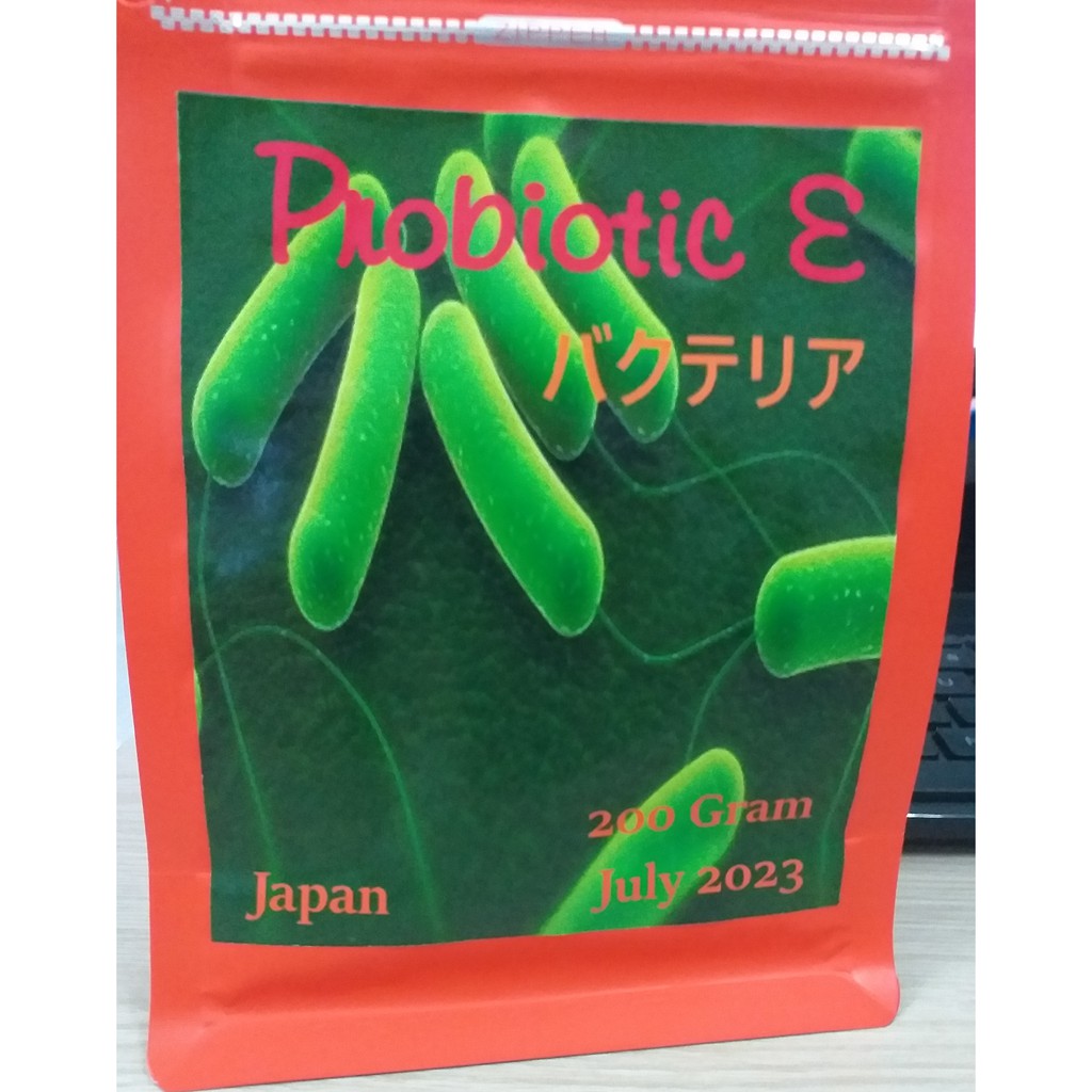 Probiotic e: Ngăn ngừa bệnh đường ruột (viêm, loét) trên động vật thủy sản, gia cầm, vật nuôi (túi 200gram)