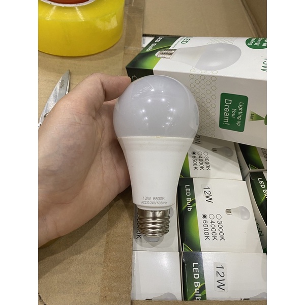 Sale bóng 3w,5w,9w,12w ánh sáng trắng và vàng như hình