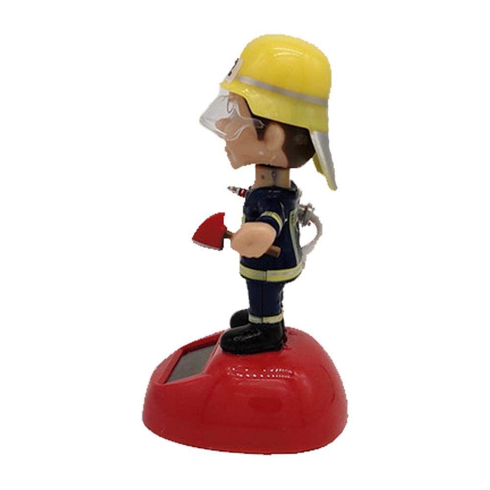 Đồ Chơi Lính Cứu Hỏa Năng Lượng Mặt Trời Trang Trí Nội Thất Xe Hơi
