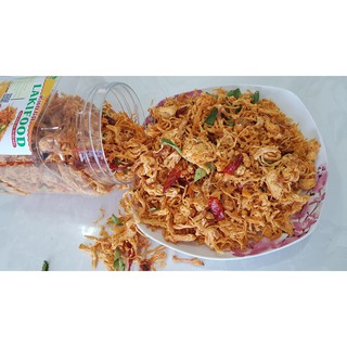 Khô gà Laki Lá chanh - Túi Zip 500g