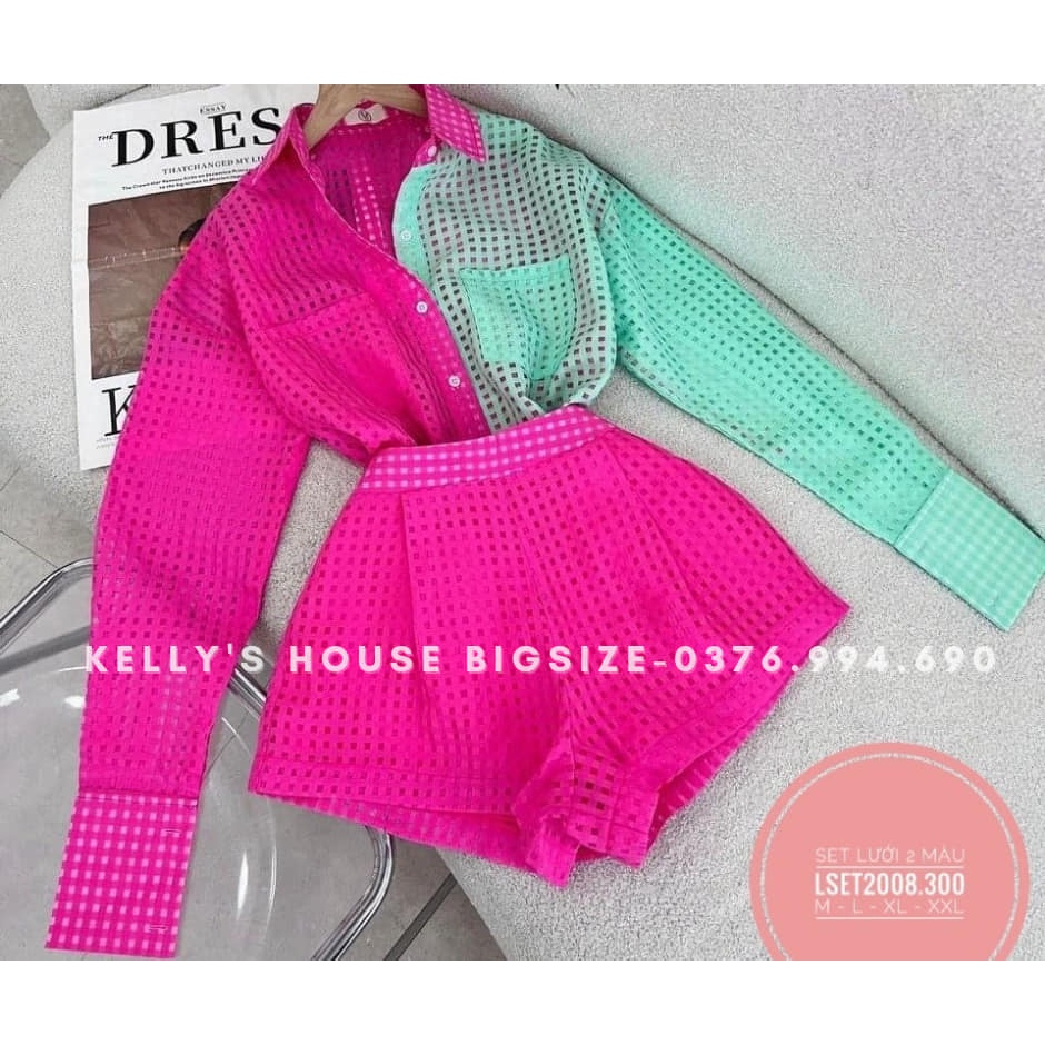 Bigsize Set Lưới 2 Màu  Từ 45kg đến 100kg