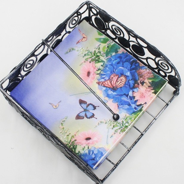 Set 20 Tờ Khăn Giấy In Hình Bướm Hoa Cẩm Tú Cầu Trang Trí Sự Kiện &amp; Tiệc Tùng