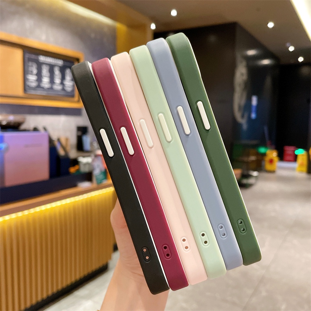 Ốp Điện Thoại Trong Suốt Màu Kẹo Cho iPhone 13 12 11 Pro Max