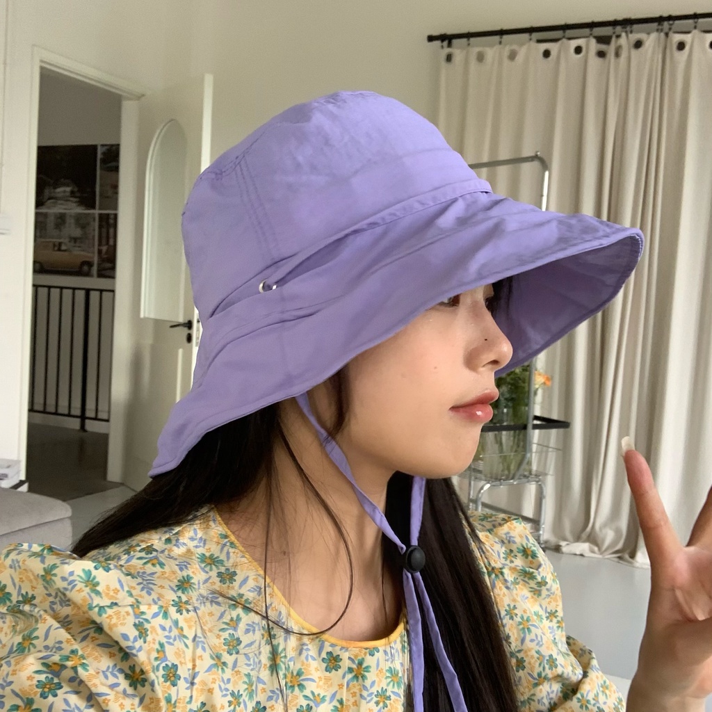 Mũ Xô Chống Nắng Mùa Hè Thoáng Khí Khô Nhanh Nhẹ Nhàng Phong Cách Nhật Bản Dễ Thương Có Dây Đeo Cho Nữ
