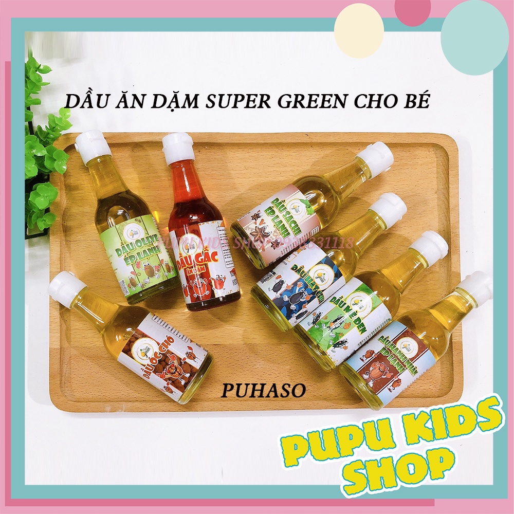 Dầu gấc Super Green cho bé ăn dặm từ 6 tháng 60ml