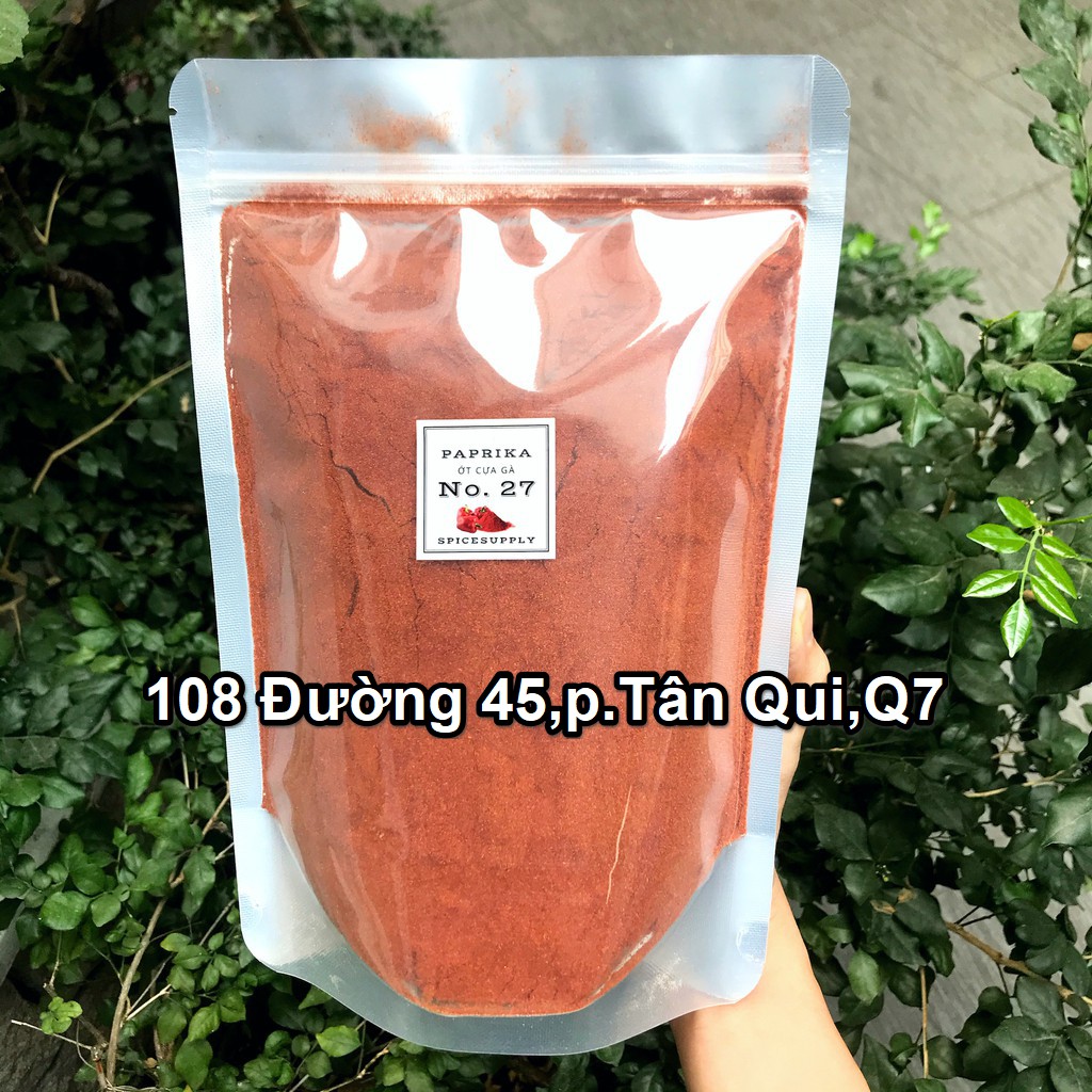 1kg Paprika - Ớt cựa gà không cay gia vị tạo màu đỏ tự nhiên Sỉ Wholesale Bulk