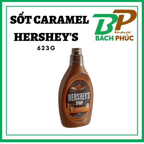 Sốt hershey caramel nhỏ 623g -Kho pha chế Bách Phúc Đà Nẵng Kho pha chế Đà Nẵng