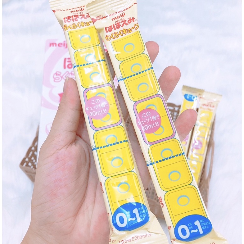 [2023]Sữa Meiji dạng thanh 648gr 24 thanh 0-1 - Nội Địa Nhật