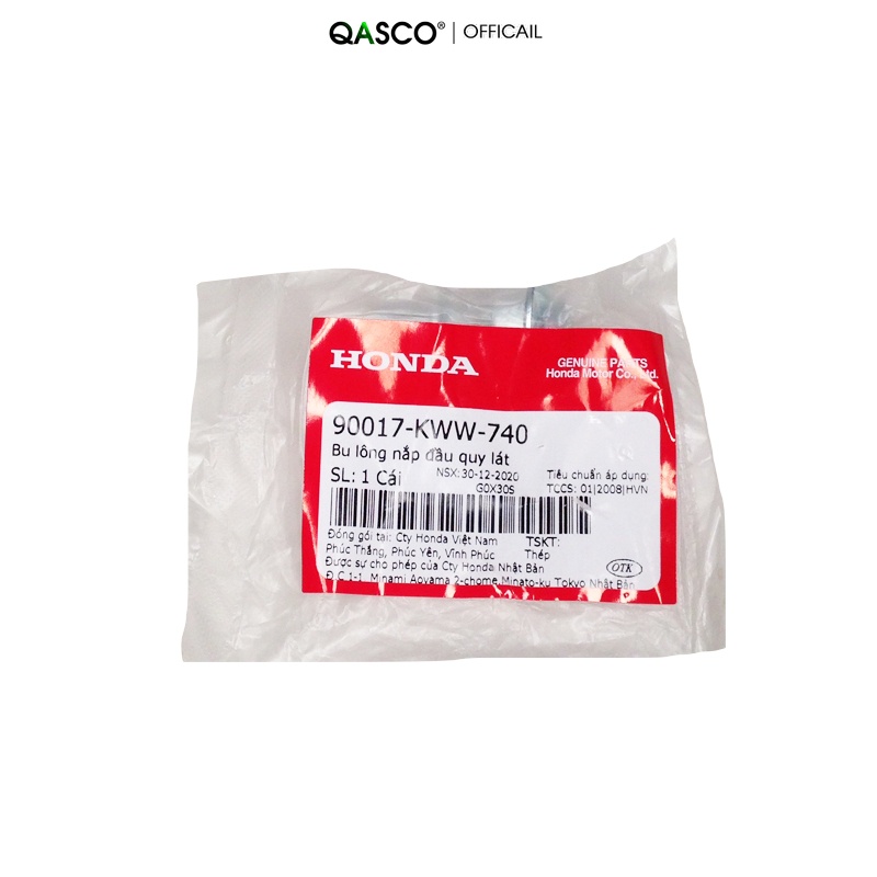 Bu lông nắp đầu quylát HONDA dùng chung nhiều xe  QA(90017KWW740) _( 433)