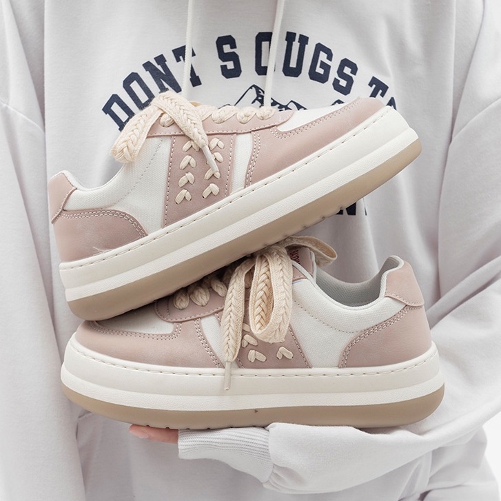 Giày Bánh Mì Độn Đế Uzzang Dây Đan M2..