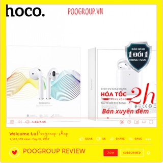 🔰CHÍNH HÃNG🔰🔰Tai nghe Bluetooth Hoco DES03, DES03 Pro ,định vị, đổi tên🔰🔰🔰🔰 BH 12 tháng poogroup