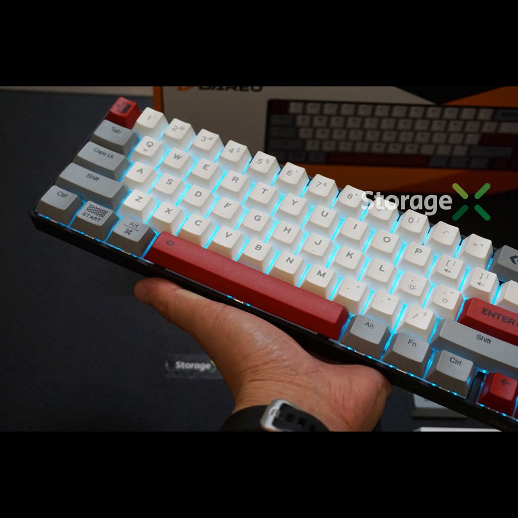 [Chính Hãng] Bàn phím cơ không dây DareU EK871 Grey - White 71 phím , bluetooth , gõ êm , thiết kế gọn gàng | BigBuy360 - bigbuy360.vn