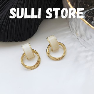  Khuyên tròn nữ tròn vàng Sulli store