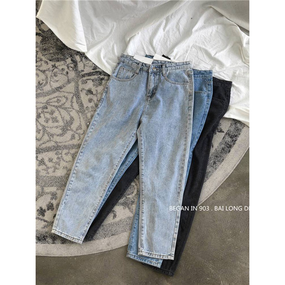 Quần Baggy Jean Nam Jean dày Hotboy hàn quốc
