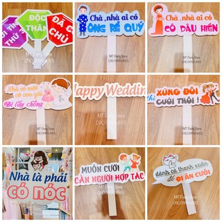 Hashtag cưới 01 - Phụ kiện chụp ảnh cầm tay