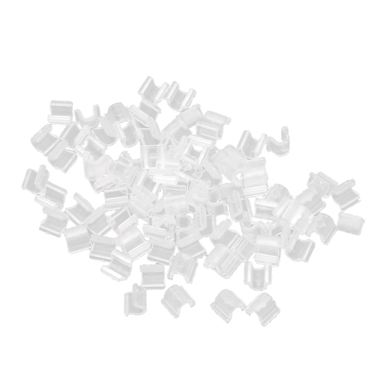Set 100 khóa dây buộc tóc tiện lợi