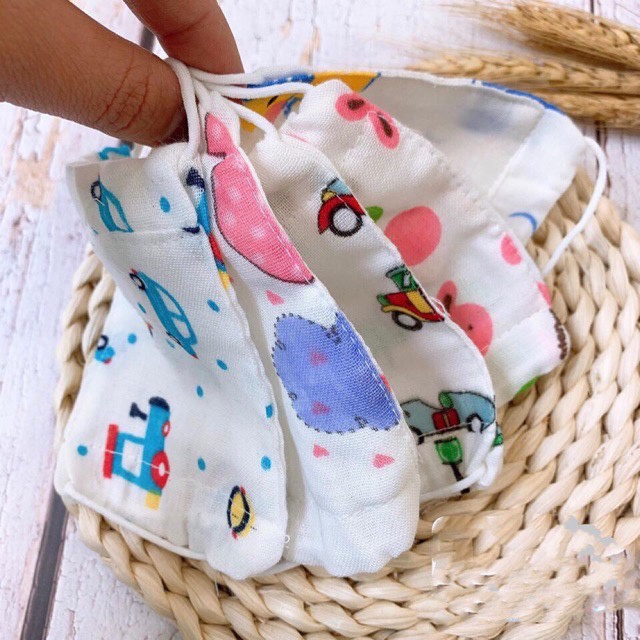 Khẩu trang xô xuất Nhật 2 lớp cho bé